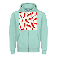 Seafoam mexico seamless pattern Zipper Hoodie - FaDigitalArtStudio