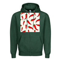 Sports Green mexico seamless pattern Zipper Hoodie - FaDigitalArtStudio