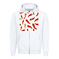 White mexico seamless pattern Zipper Hoodie - FaDigitalArtStudio
