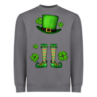 Storm Custom name St. Patrick's leprechaun Heavyweight Sweatshirt - OliviaCreatesArt