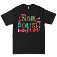 Black nail polish junkie bbs Premium Tee - BundleAndBundleShop