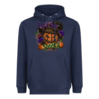 Navy lets get spooky Heavyweight Hoodie - SublimationCraftShop