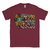 Burgundy let me tell you about my jesus Classic Tee - RacoonDesign
