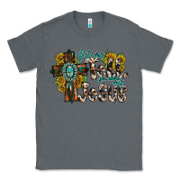 Charcoal Heather let me tell you about my jesus Classic Tee - RacoonDesign