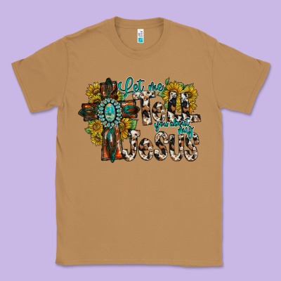 Let Me Tell You About My Jesus Classic Tee Designed By Racoondesign