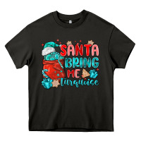 Asphalt santa bring me turquoise Heavy Core Tee - MaliasSmallBusiness