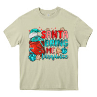 Mossy santa bring me turquoise Heavy Core Tee - MaliasSmallBusiness