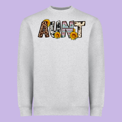 Aunt Heavyweight Sweatshirt Designed By Oliviacreatesart