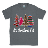 Charcoal Heather Merry Christmas Pine Tree Classic Tee - Bettercallsaul