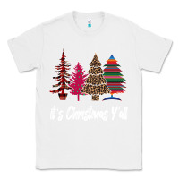 White Merry Christmas Pine Tree Classic Tee - Bettercallsaul