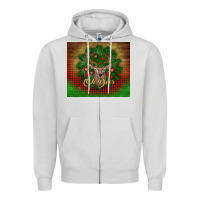 Dove Grey oh deer Zipper Hoodie - BundleAndBundleShop