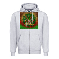 Heather Grey oh deer Zipper Hoodie - BundleAndBundleShop