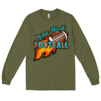Army Green Wild about Football Long Sleeve Tee - HowdyJamesFarm