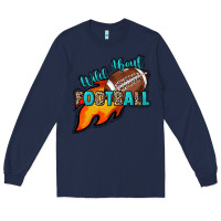 Navy Wild about Football Long Sleeve Tee - HowdyJamesFarm