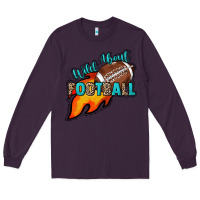 Plum Wild about Football Long Sleeve Tee - HowdyJamesFarm