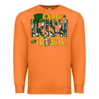 Carrot Half Irish All Trouble Premium Sweatshirt - CowhideDigitalArt
