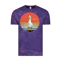 Cloud Purple Retro Vintage Duck Vintage Tee - maiPhamDesign