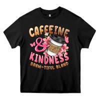 Black caffeine and kindness brewtiful blend Heavy Core Tee - JahusDesignShop