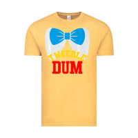 Vintage Mustard tweedle dee dum funny matching halloween costume for couples premium t Vintage Tee - maiPhamDesign