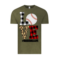 Vintage Olive Love, Baseball Vintage Tee - Bettercallsaul