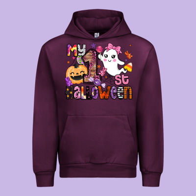 My 1st Halloween Urban Hoodie Designed By Barkaloodesign