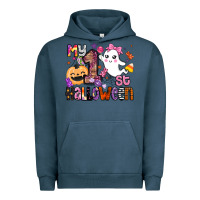 Pigment Midnight Navy my 1st halloween Urban Hoodie - BarkalooDesign