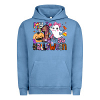 Pigment Pebble Blue my 1st halloween Urban Hoodie - BarkalooDesign