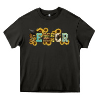 Asphalt senior 2023 sunflower Heavy Core Tee - NancyCooperArtShop