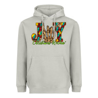 Moon Dust joy Christmas Rockin Heavyweight Hoodie - CowhideDigitalArt