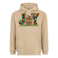 Mushroom joy Christmas Rockin Heavyweight Hoodie - CowhideDigitalArt