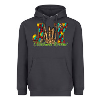 Smoke joy Christmas Rockin Heavyweight Hoodie - CowhideDigitalArt