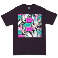 Plum nail polish with cowhide and plaid seamless pattern bbs Premium Tee - BundleAndBundleShop
