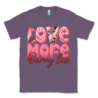 Lavender love more worry less Classic Tee - RanaPortraitStore