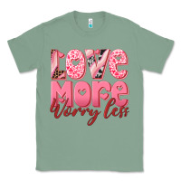 Sage love more worry less Classic Tee - RanaPortraitStore