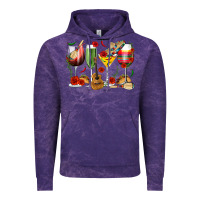 Cloud Purple Mexico Wine Glasses Vintage Hoodie - texasbilliewilder