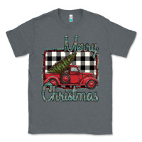 Charcoal Heather Merry Christmas Truck Classic Tee - Bettercallsaul