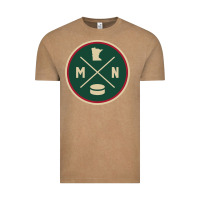 Vintage Coffee Classic Minnesota Hockey MN Outline Pullover Hoodie Vintage Tee - maiPhamDesign