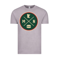 Vintage Zinc Classic Minnesota Hockey MN Outline Pullover Hoodie Vintage Tee - maiPhamDesign
