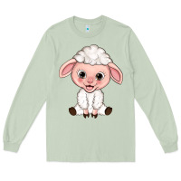 Matcha Cartoon Lamb Long Sleeve Tee - HowdyJamesFarm