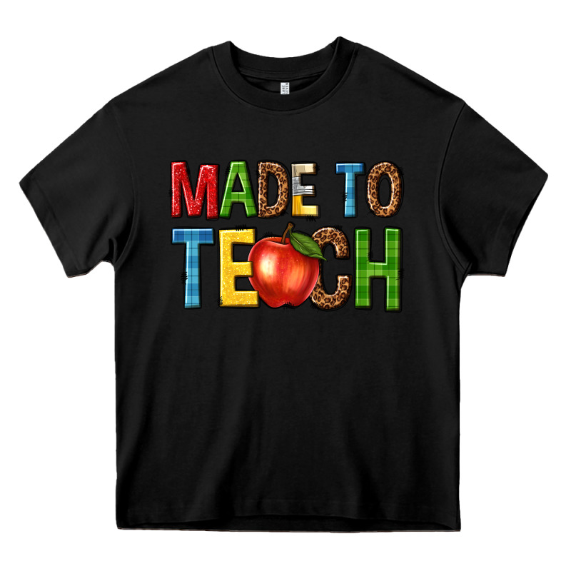 Made To Teach Heavy Core Tee by NancyCooperArtShop | Teevron