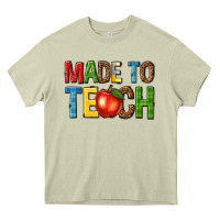 Mossy made to teach Heavy Core Tee - NancyCooperArtShop