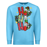 Ocean Blue ho ho ho pharmacy Premium Sweatshirt - CowhideDigitalArt
