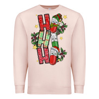 Pale Pink ho ho ho pharmacy Premium Sweatshirt - CowhideDigitalArt