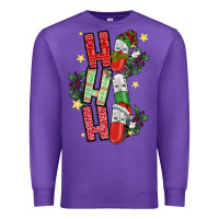 Purple ho ho ho pharmacy Premium Sweatshirt - CowhideDigitalArt
