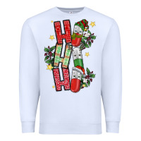 White ho ho ho pharmacy Premium Sweatshirt - CowhideDigitalArt