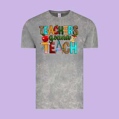 Teachers Gonna Teach Vintage Tee Designed By Ranaportraitstore