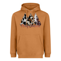 Meerkat merry christmas cowhide trees Heavyweight Hoodie - CowhideDigitalArt