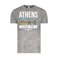 Cloud Rock Athens Greece City Trip Skyline Map Travel Vintage Tee - maiPhamDesign