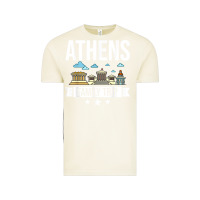 Vintage Arctic Athens Greece City Trip Skyline Map Travel Vintage Tee - maiPhamDesign