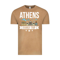 Vintage Camel Athens Greece City Trip Skyline Map Travel Vintage Tee - maiPhamDesign